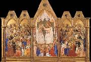 unknow artist The Coronation of the Virgin Spain oil painting reproduction